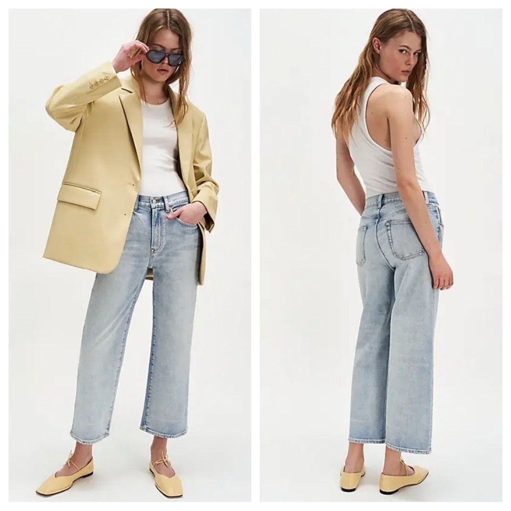 Edwin x Free People Marli Wide Leg Jeans in Maiden | 32 NWT